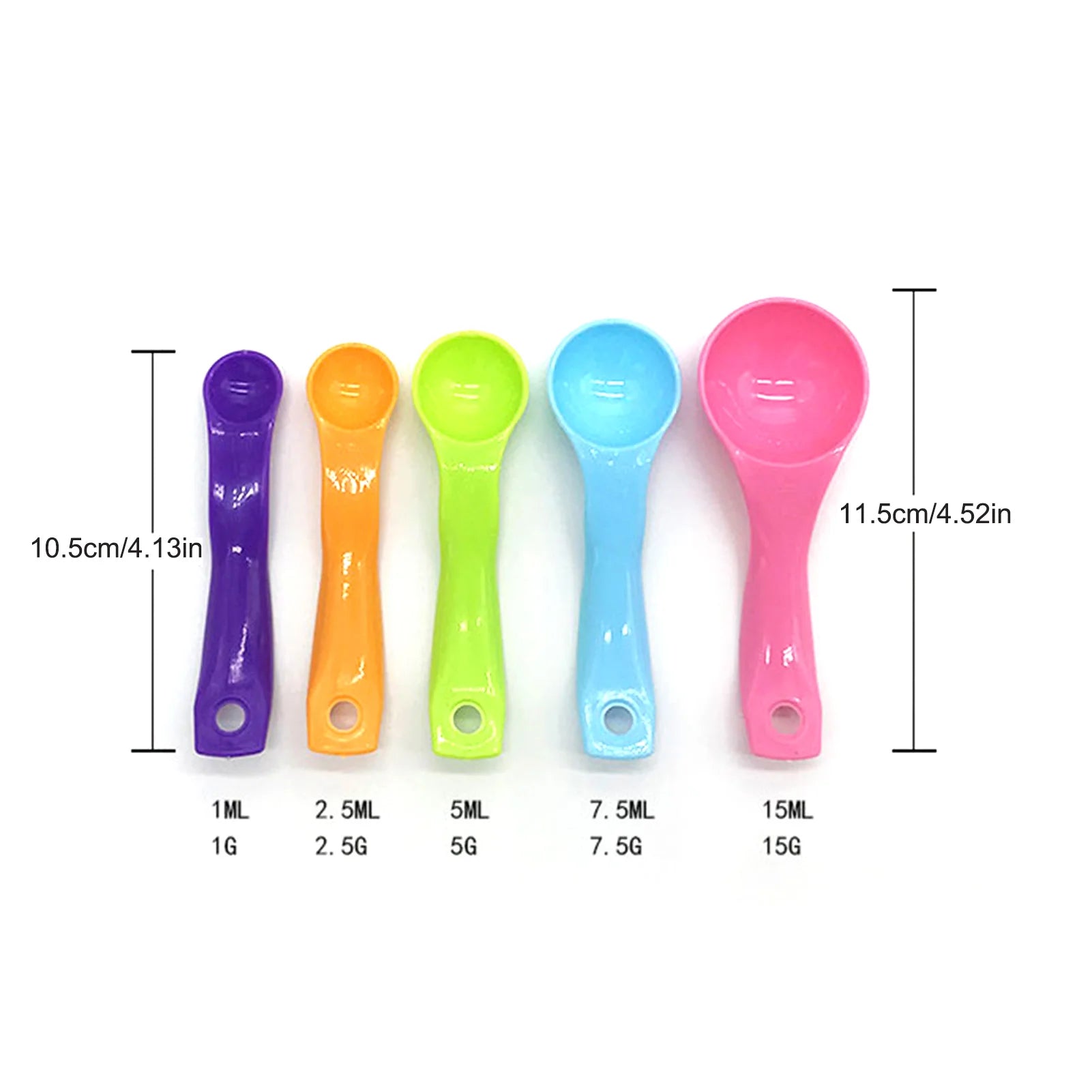 5-Piece Measuring Spoon Set (Color)