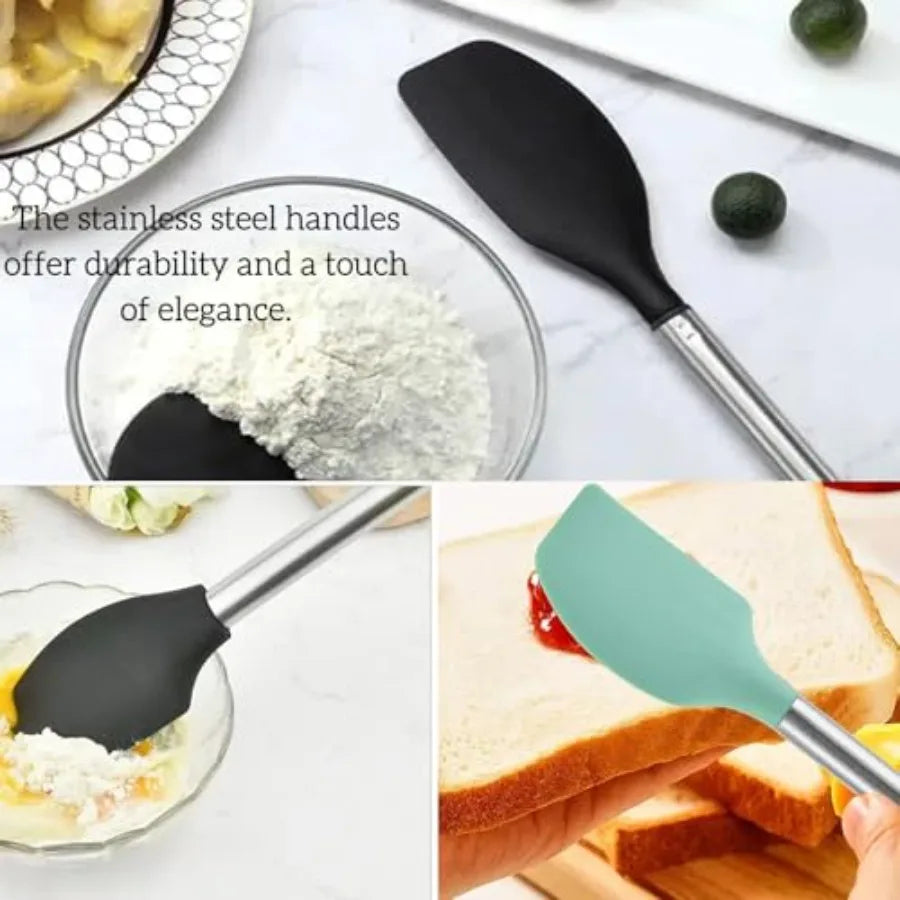 3-Piece Stainless Spatula Set