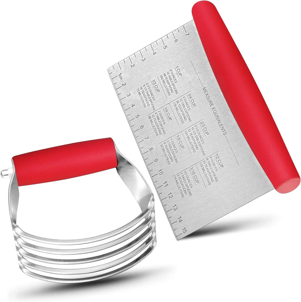 Stainless Bench Scraper & Pastry Cutter