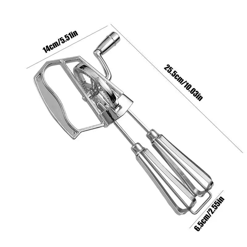 Hand Crank Egg Whisk Mixer