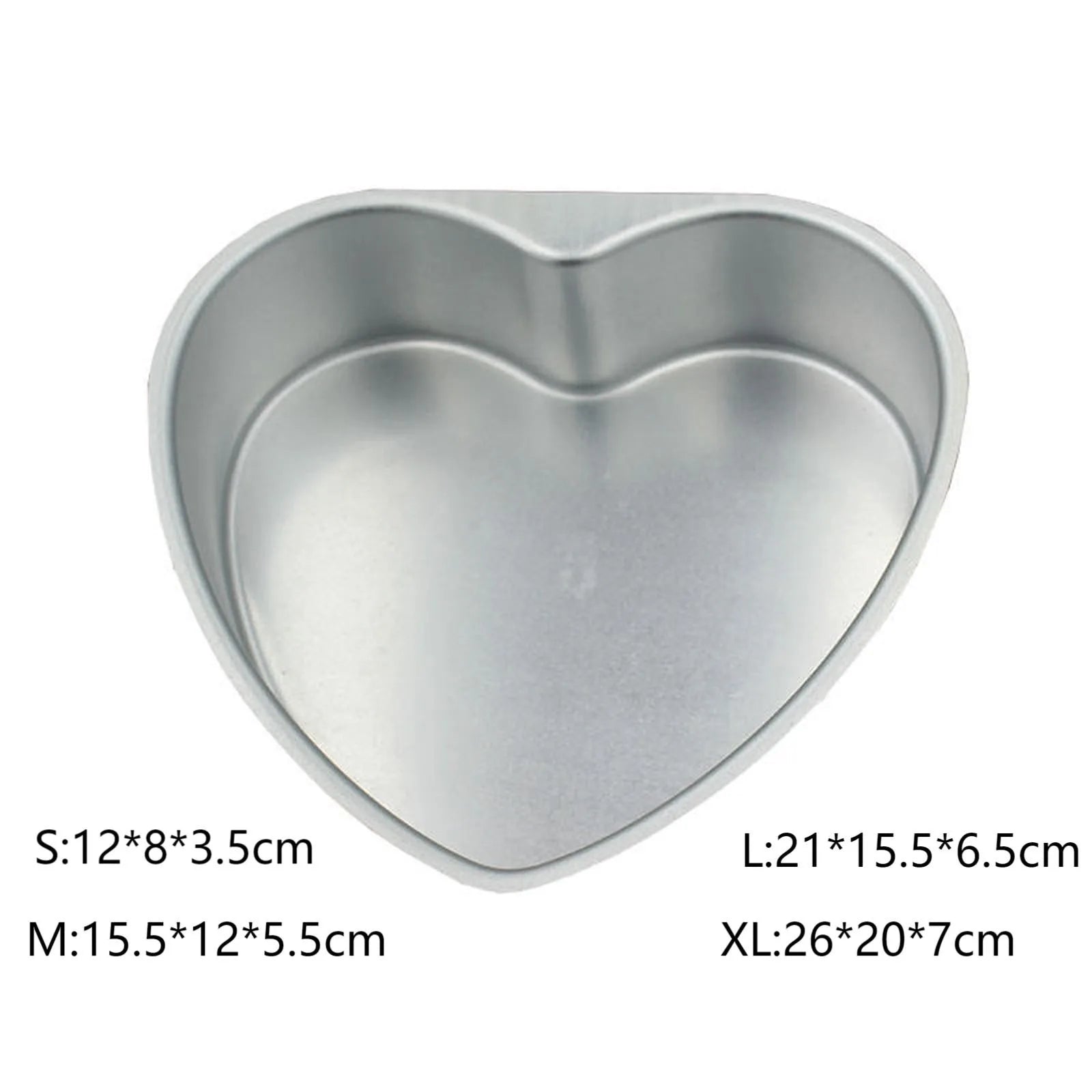 Heart-Shaped Cake Pan Set (4/6/8/10 Inch)