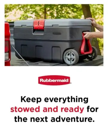 Heavy-Duty Black Storage Bins with Lids (6-Pack)