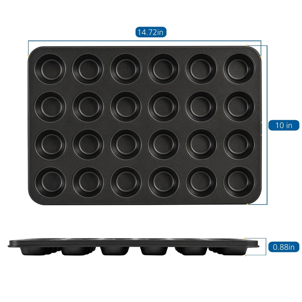 24-Cavity Mini Muffin Tray
