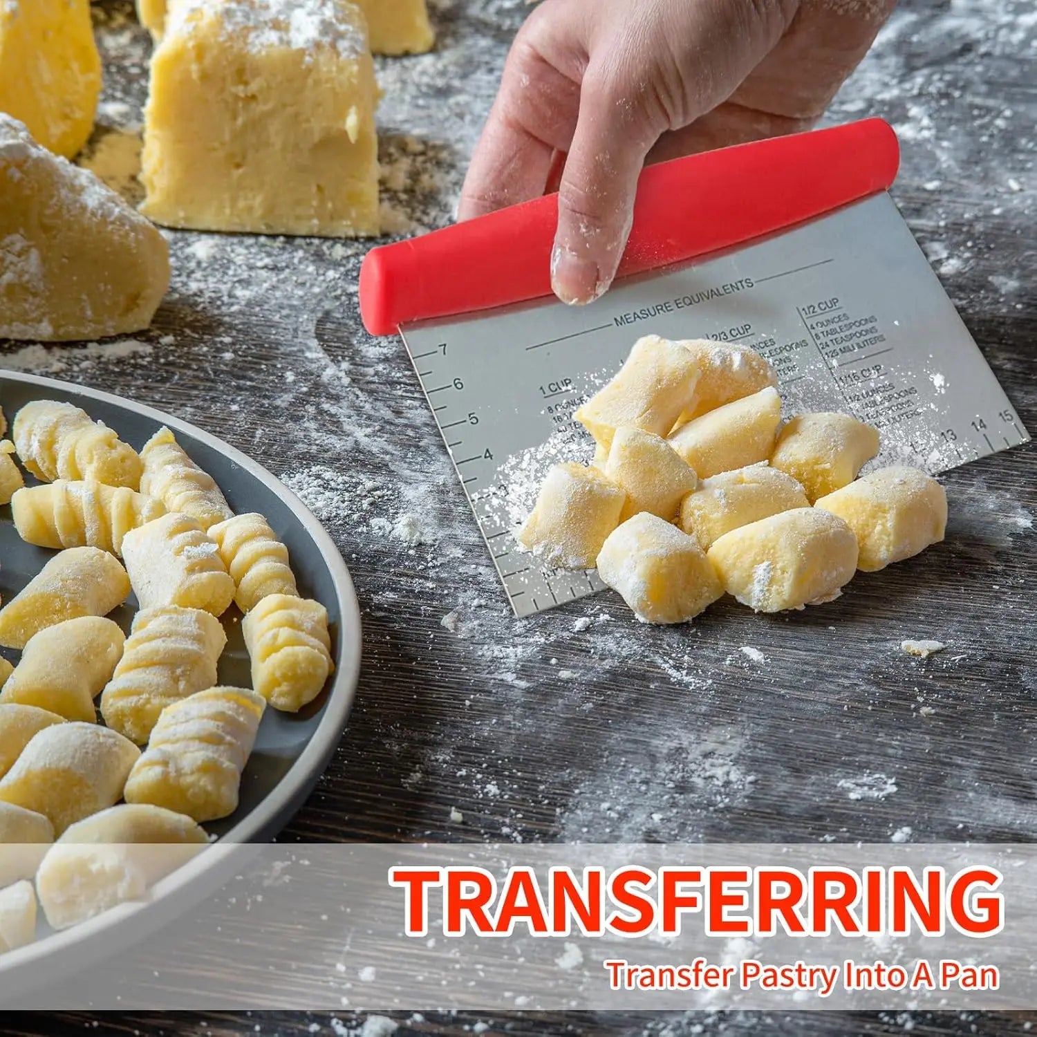 Stainless Bench Scraper & Pastry Cutter