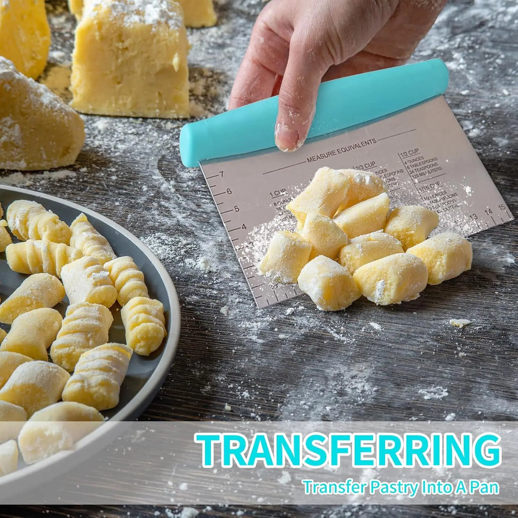 Stainless Bench Scraper & Pastry Cutter