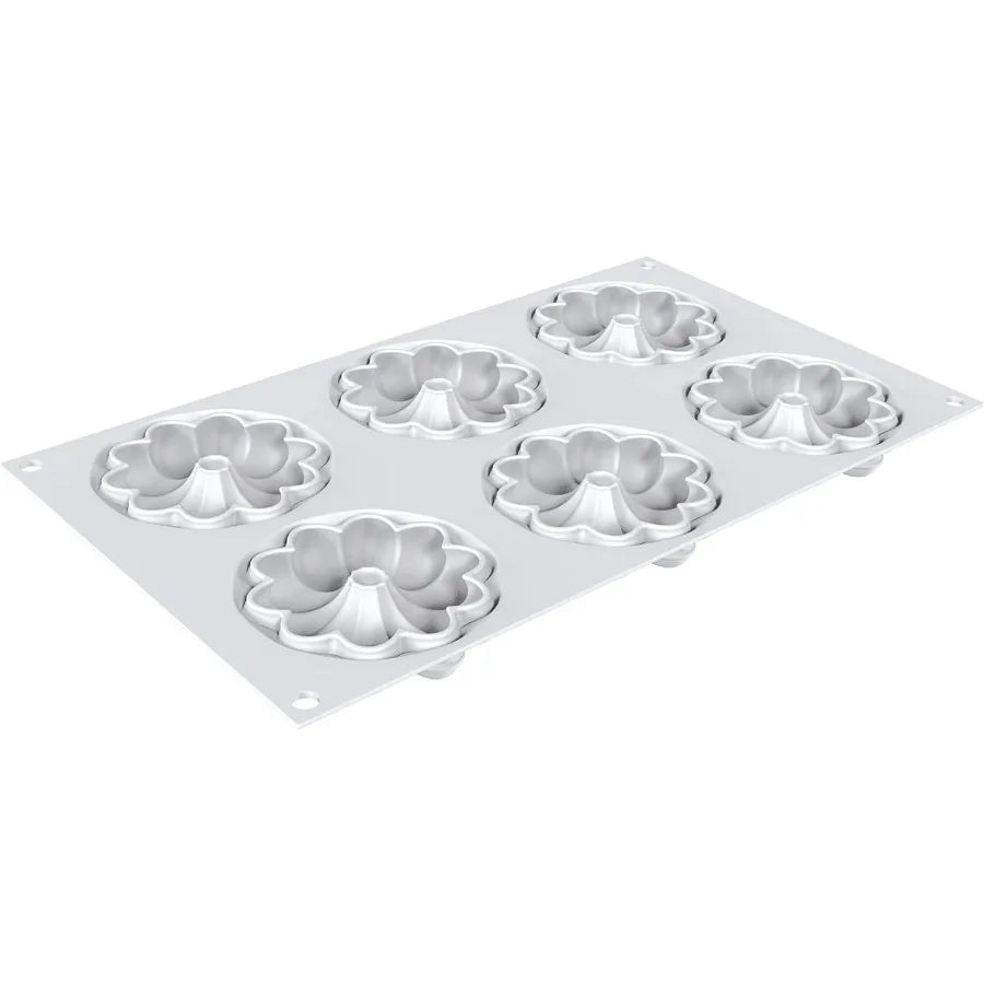 3D Silicone Tarte Ring Pan (6-Cavity)