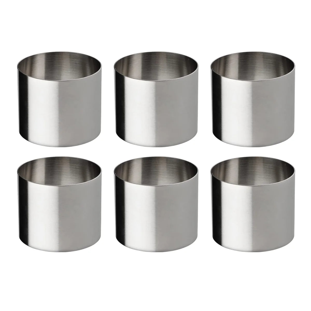 6/12-Piece Stainless Cake Ring Mold