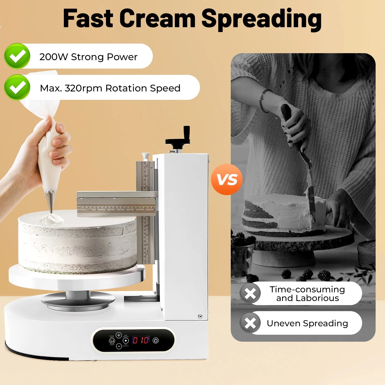 Automatic Cake Icing Machine (200W)
