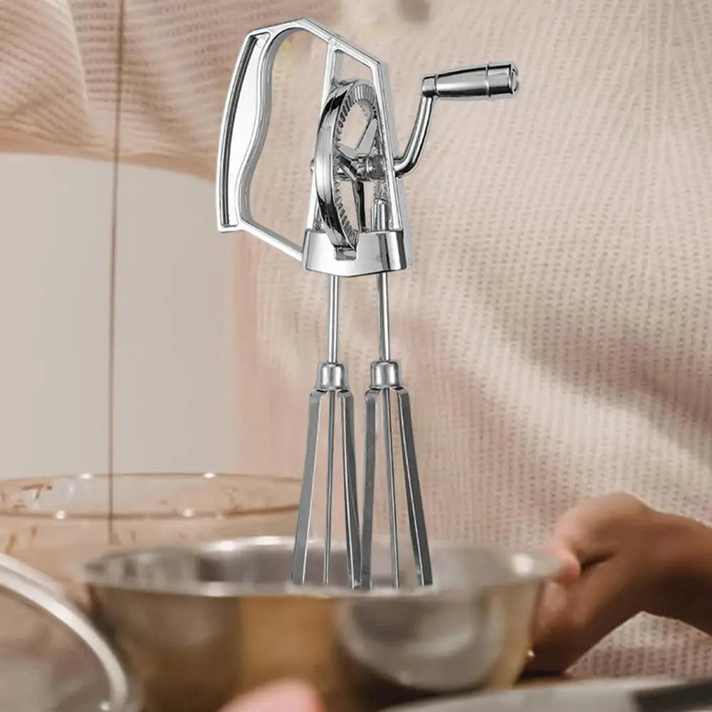 Hand Crank Egg Whisk Mixer