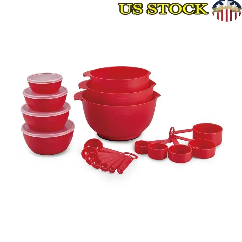Pro 23 Plastic Mixing Bowl Set