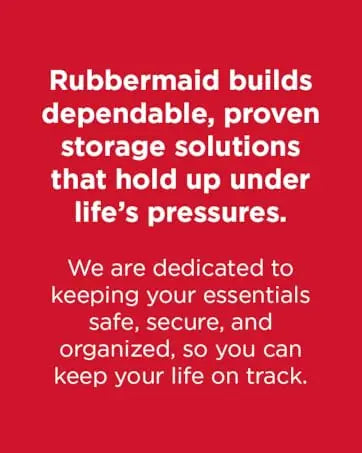 Heavy-Duty Black Storage Bins with Lids (6-Pack)