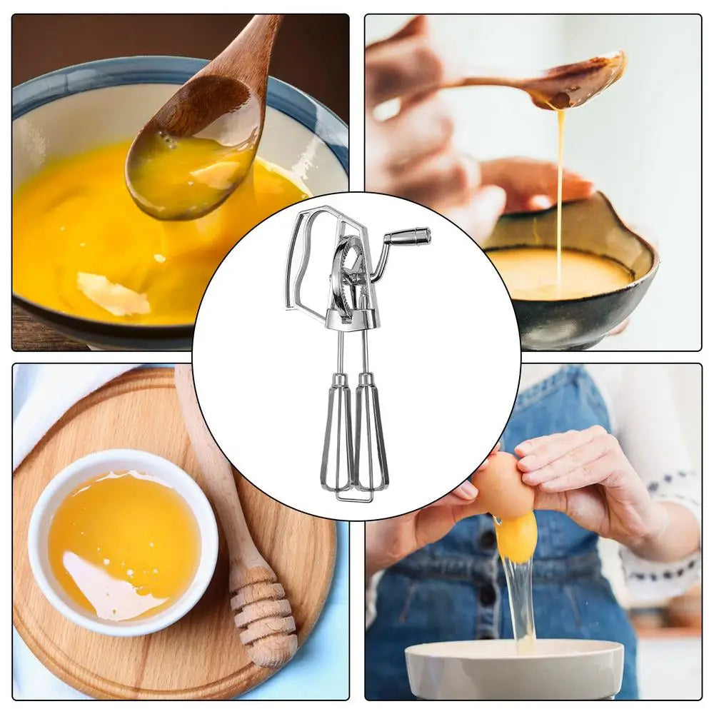 Hand Crank Egg Whisk Mixer