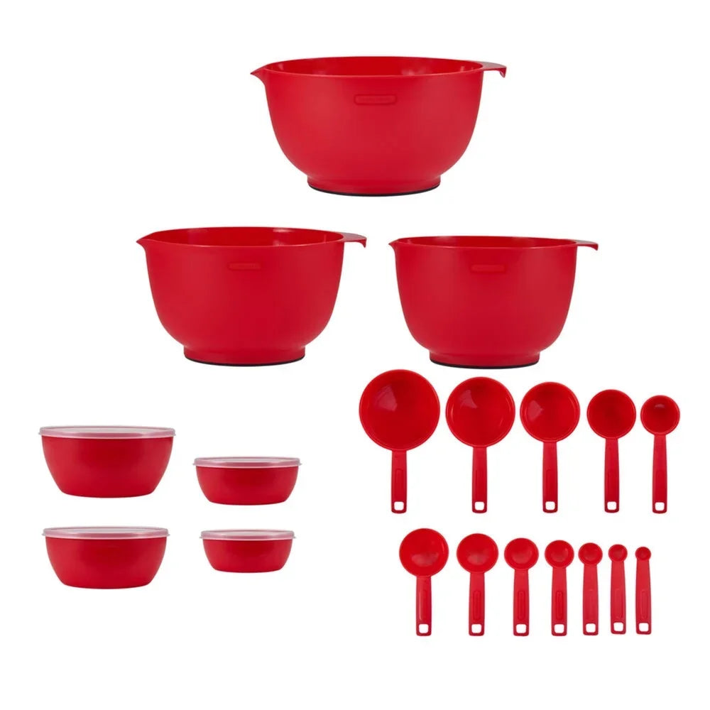 Pro 23 Plastic Mixing Bowl Set