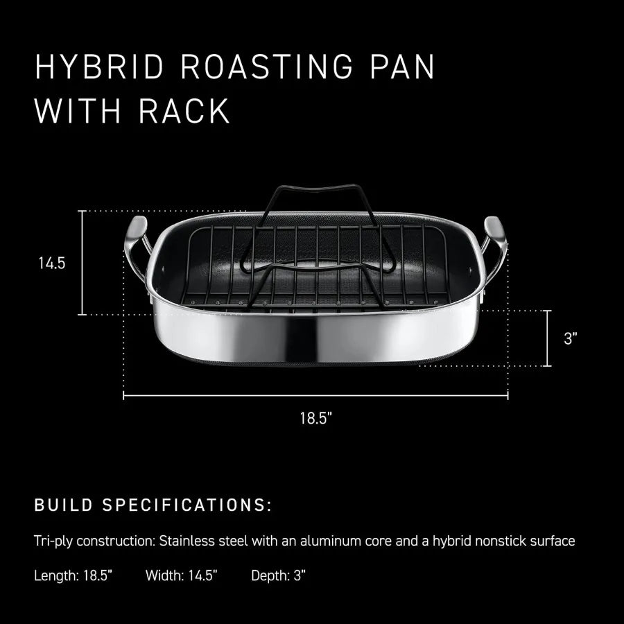 Hybrid Roasting Pan with Rack