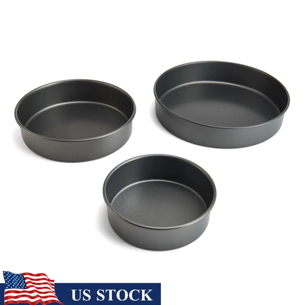 3-Piece Round Cake Pan Set