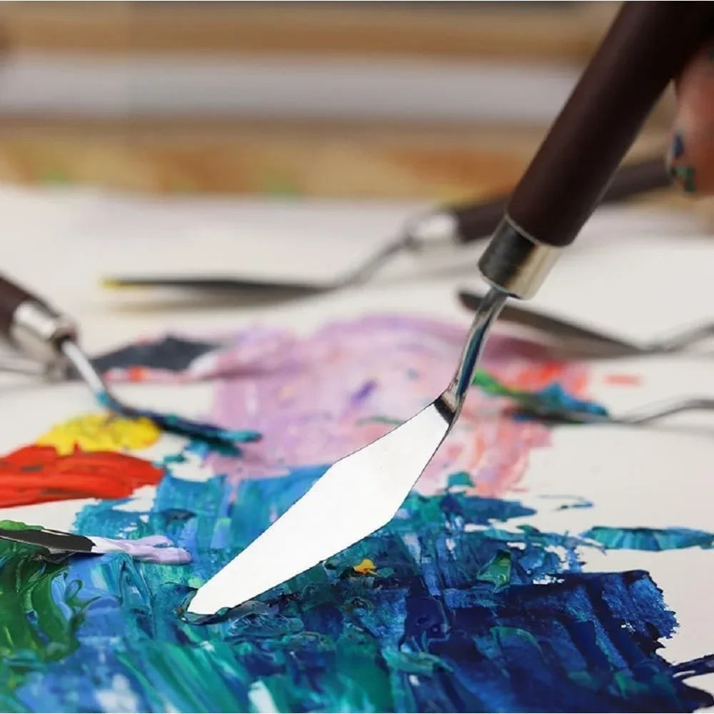 7/20-Piece Cake Knife & Palette Knife Set