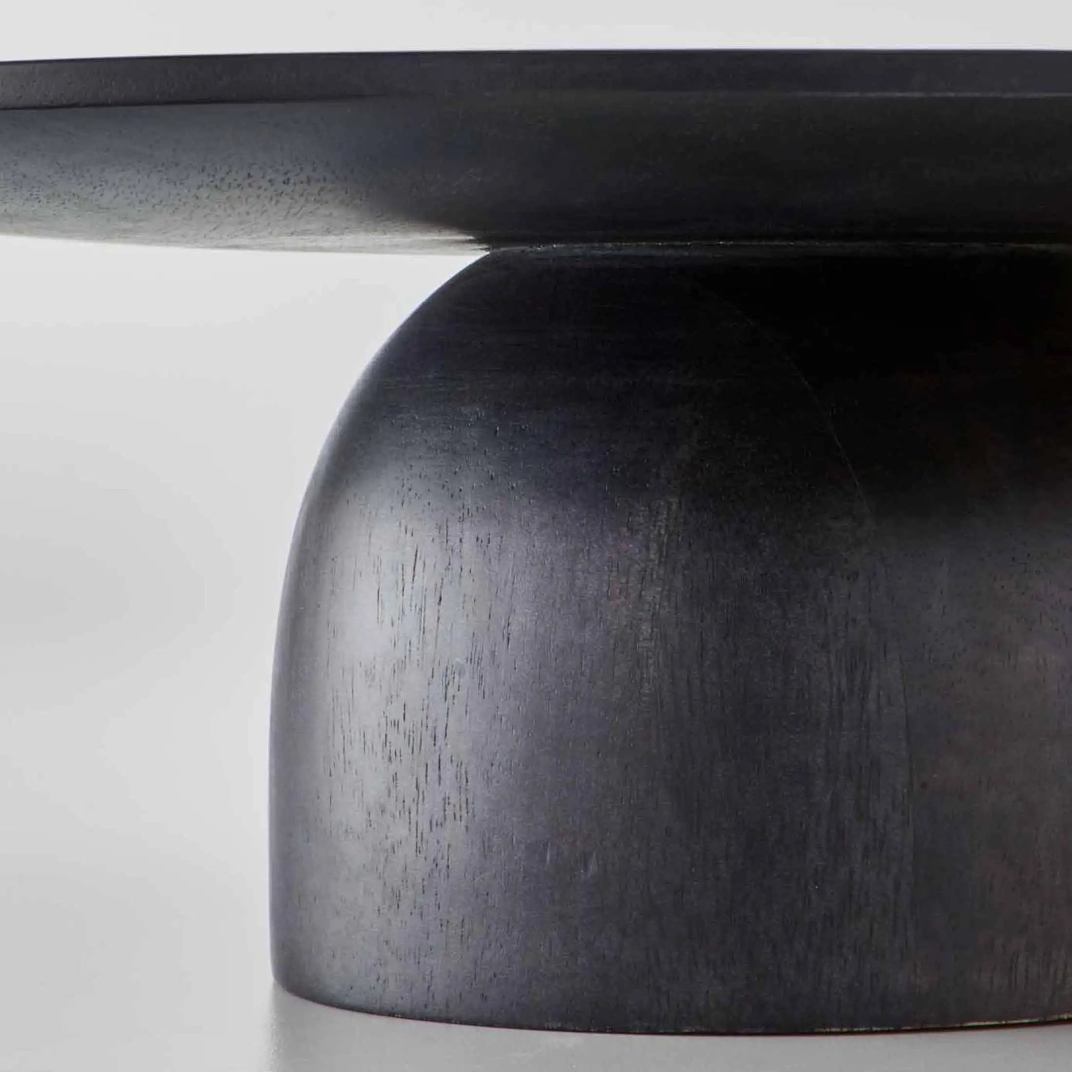Elegant Black Wood Cake Stand