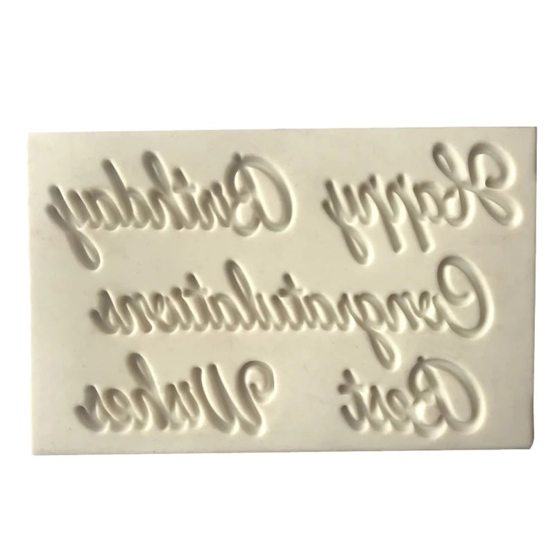 Chocolate Letter Fondant Mold