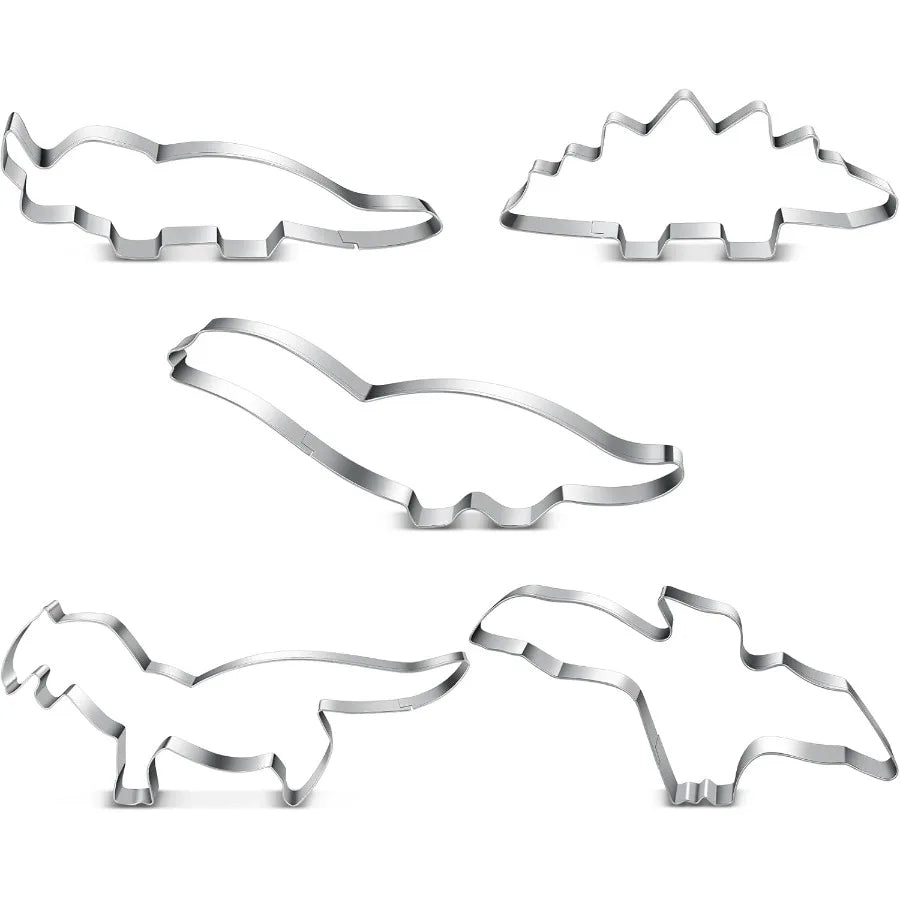 Dinosaur Cookie Cutter Set (5-Piece)