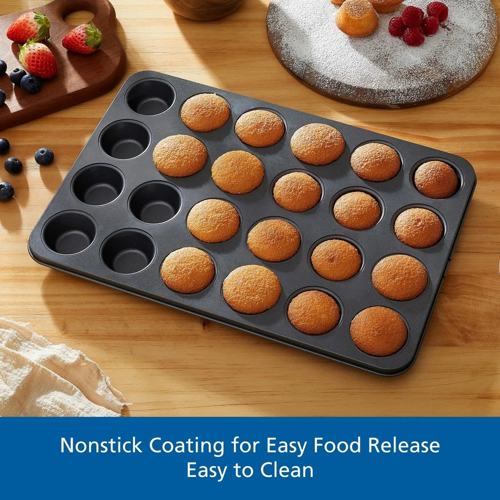 24-Cavity Mini Muffin Pan