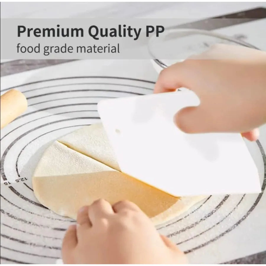 2-Pack Dough Scraper Set