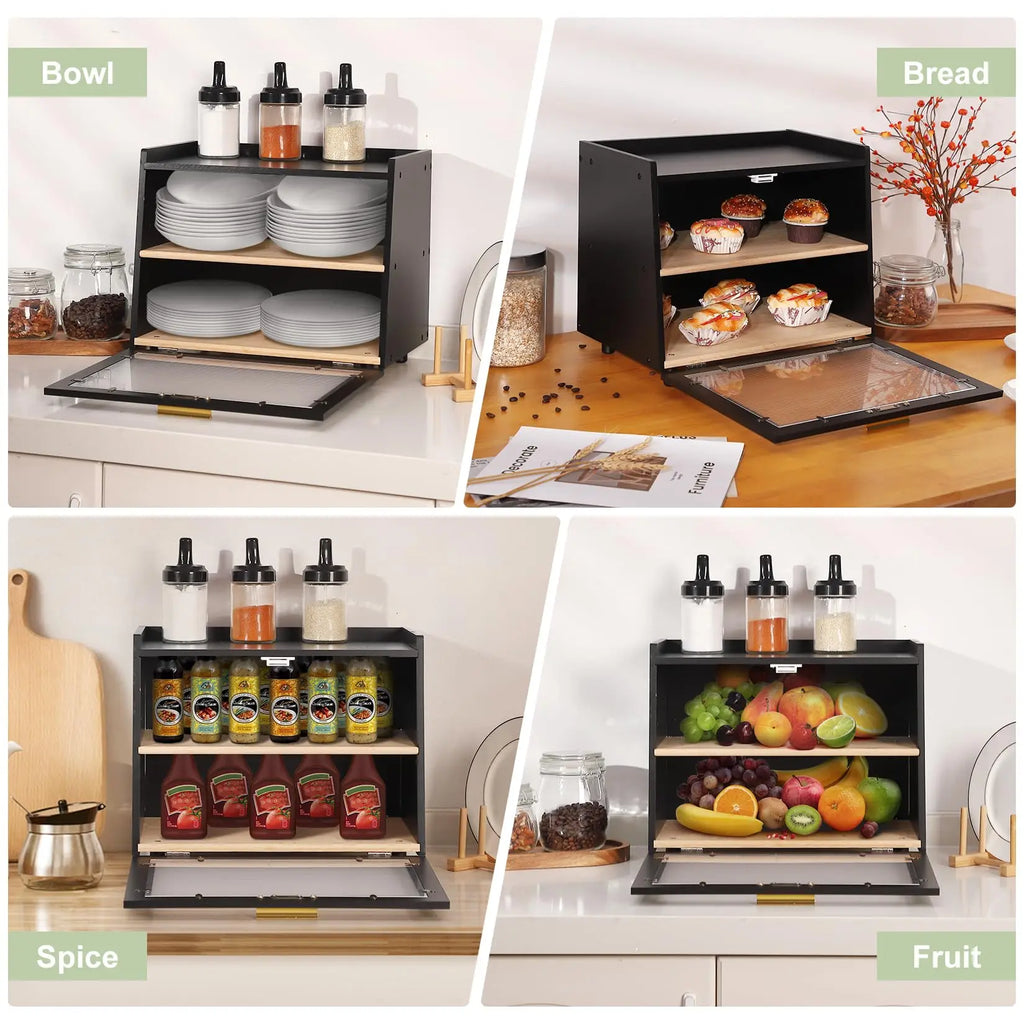 GAOMON Double-Layer Bread Box