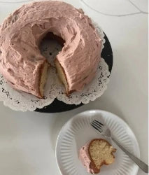 Elegant Black Wood Cake Stand