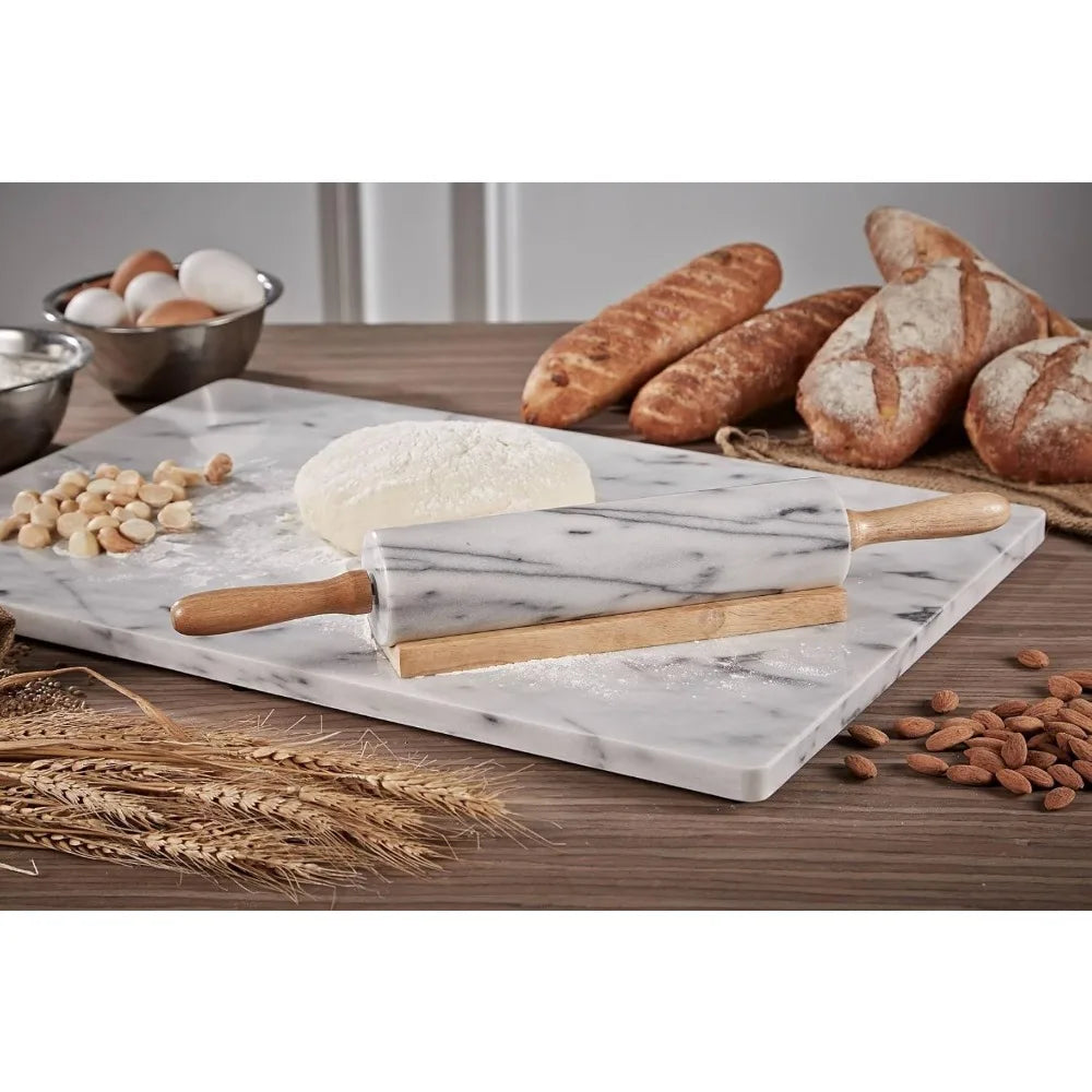 Emarble Pastry Board with Rolling Pin