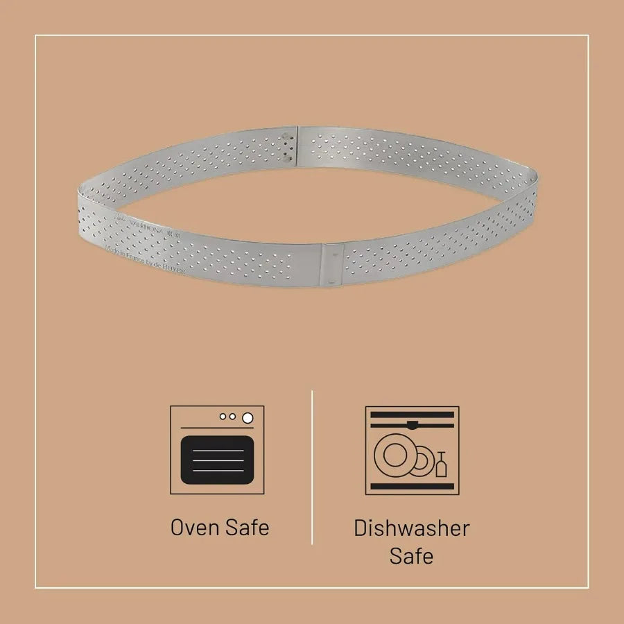 de Buyer Tart Ring 10x4.3"