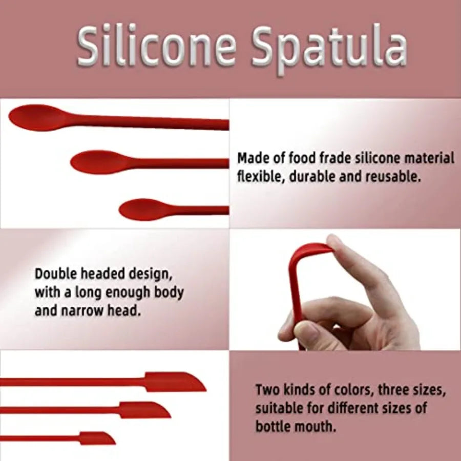 6-Piece Silicone Spatula Scraper Set