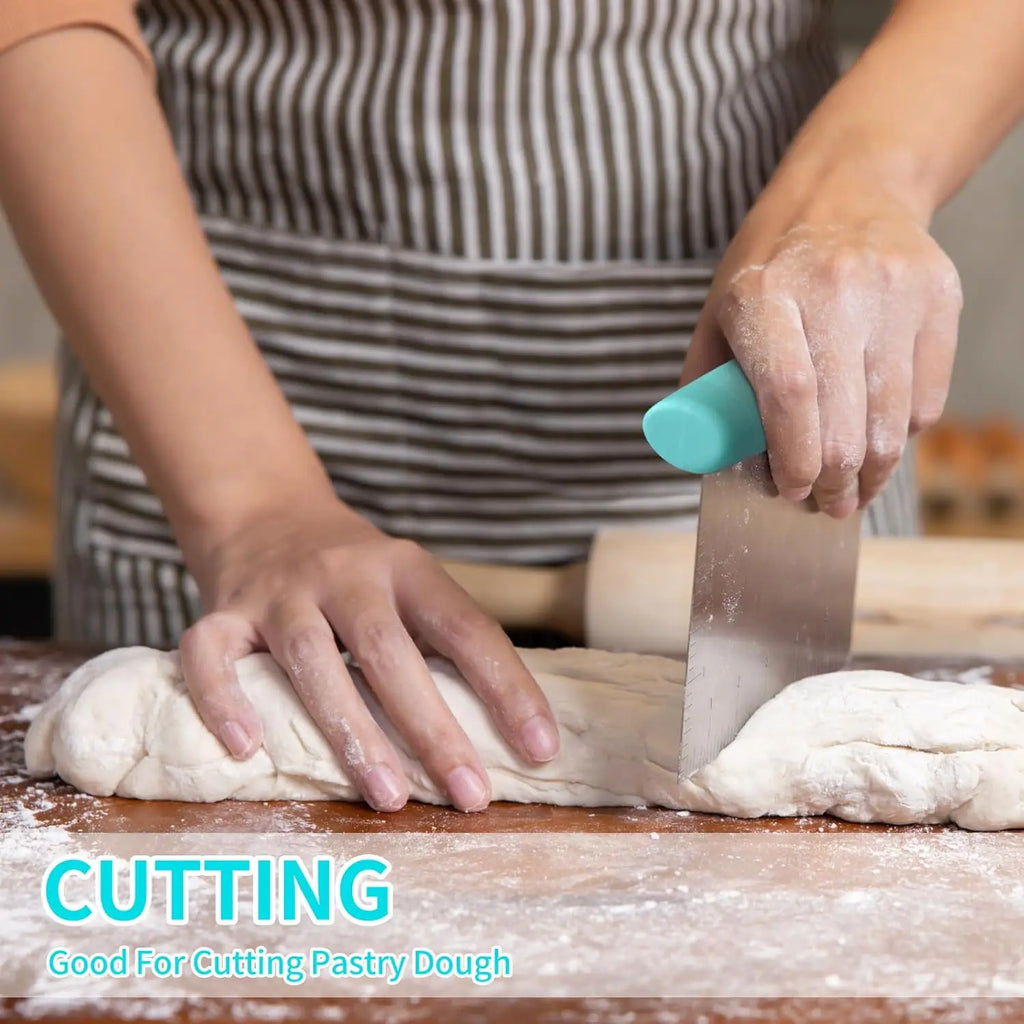 Stainless Bench Scraper & Pastry Cutter