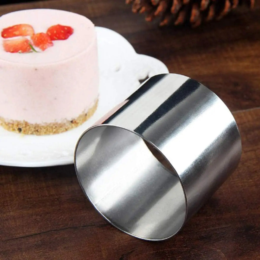6/12-Piece Stainless Cake Ring Mold