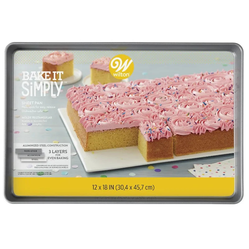 12x18" Non-Stick Sheet Cake Pan